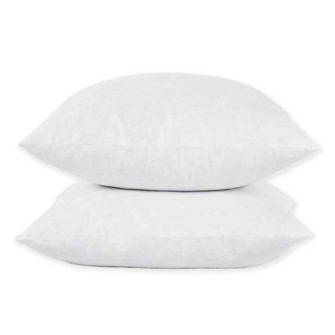 Puredown Feather Pillow Insert In White Set Of 2 Bed Bath Beyond