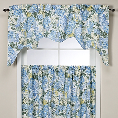 Hydrangea Blue Empress Valance. View a larger version of this product image.