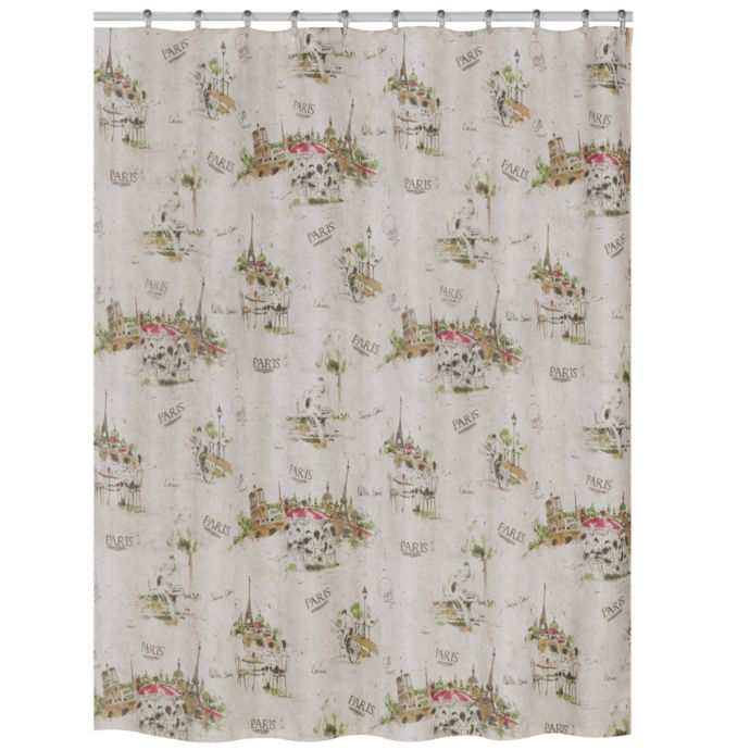 I Love Paris 72 X 72 Shower Curtain Bed Bath Beyond