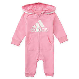 adidas® Hooded Coverall in Pink