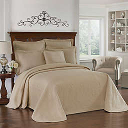 Historic Charleston Collection Matelasse Queen Bedspread in Grey