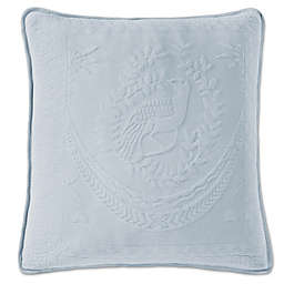 Historic Charleston Collection King Charles Matelasse 20-Inch Square Throw Pillow in Blue