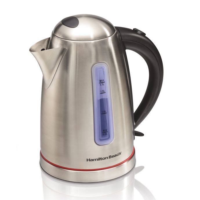Hamilton Beach® 1.7-Liter Stainless Steel Electric Kettle ...