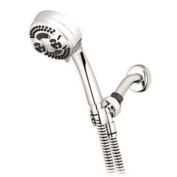 Waterpik&reg; 6-Spray Twin Turbo PowerPulse Massage Handheld Showerhead in Chrome