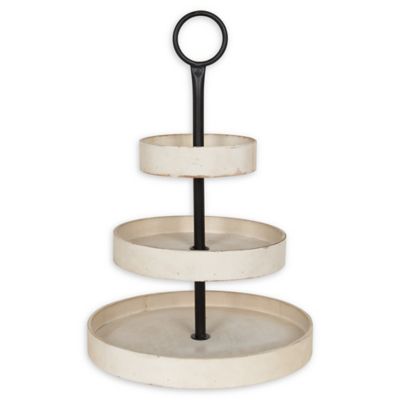 Kate and Laurel Woodmont 3-Tier Round 