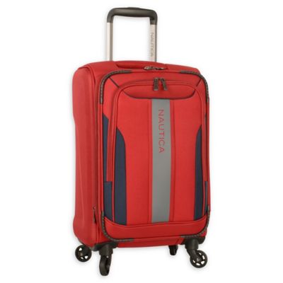 nautica red suitcase