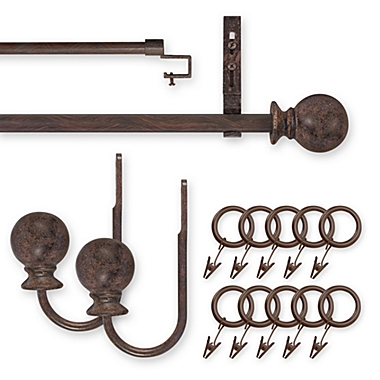 Unique Ball Brown Decorative Window Hardware. View a larger version of this product image.