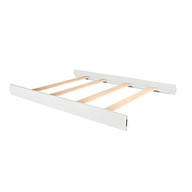 Evolur Universal Full Size Bed Rail in Brush White. View a larger version of this product image.