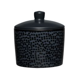 Noritake® Black on Black Snow Sugar Bowl