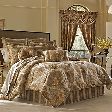 J. Queen New York&trade; Bradshaw 4-Piece King Comforter Set in Natural. View a larger version of this product image.