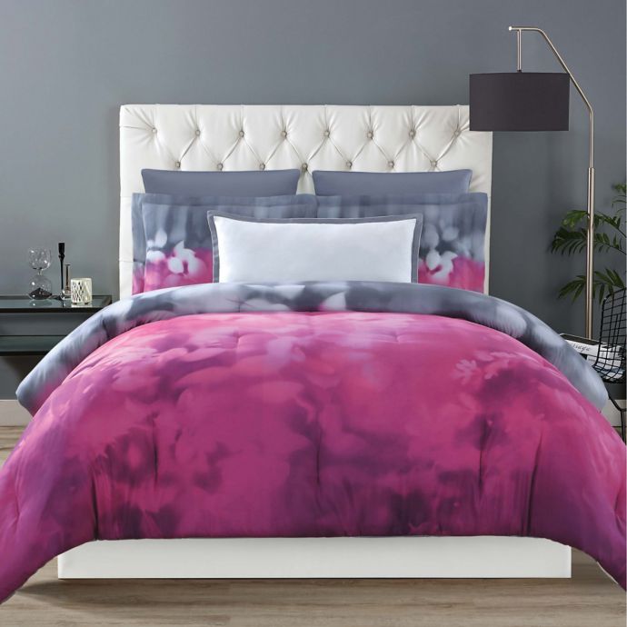 Christian Siriano Botanical Ombre Duvet Cover Set Bed Bath Beyond