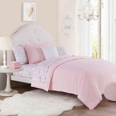 pink comforter baby