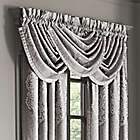 Alternate image 0 for J. Queen New York&trade; La Scala Rod Pocket Waterfall Window Valance in Silver