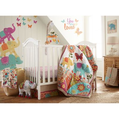 elephant baby crib set
