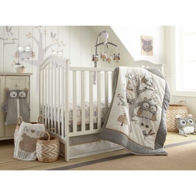 grey nursery bedding