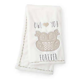 Levtex Baby® Night Owl Plush Blanket in White