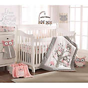Levtex Baby&reg; Night Owl 5-Piece Crib Bedding Set in Pink/Grey