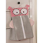 Alternate image 2 for Levtex Baby&reg; Night Owl 5-Piece Crib Bedding Set in Pink/Grey