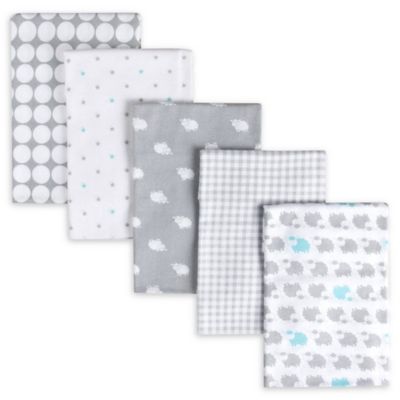 gerber 5 pack flannel blankets