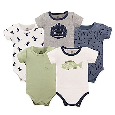 Yoga Sprout Explorer 3-6M 5-Pack Bodysuit Set. View a larger version of this product image.