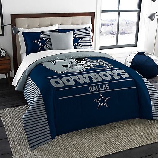 Nfl Dallas Cowboys Draft Comforter Set, King Size Bed Dallas