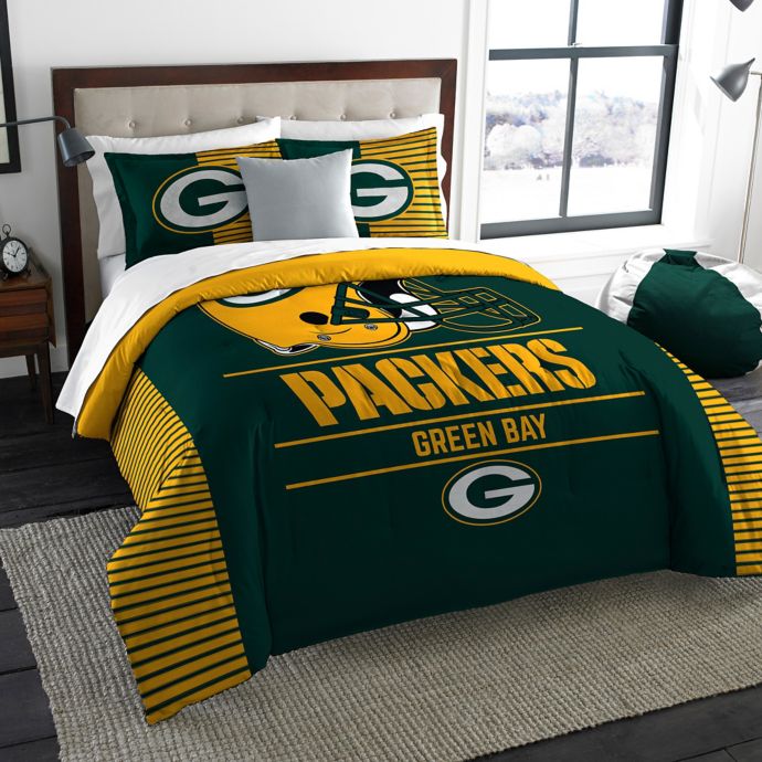 Nfl Green Bay Packers Draft Comforter Set Bed Bath And Beyond Canada