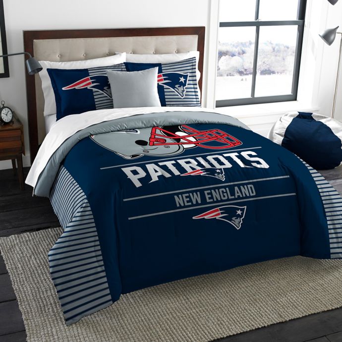 Nfl New England Patriots Draft Comforter Set Bed Bath And