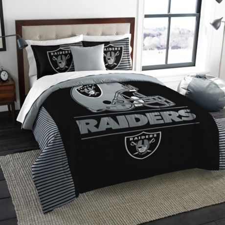 Nfl Oakland Raiders Draft Comforter Set, Raiders Duvet Cover
