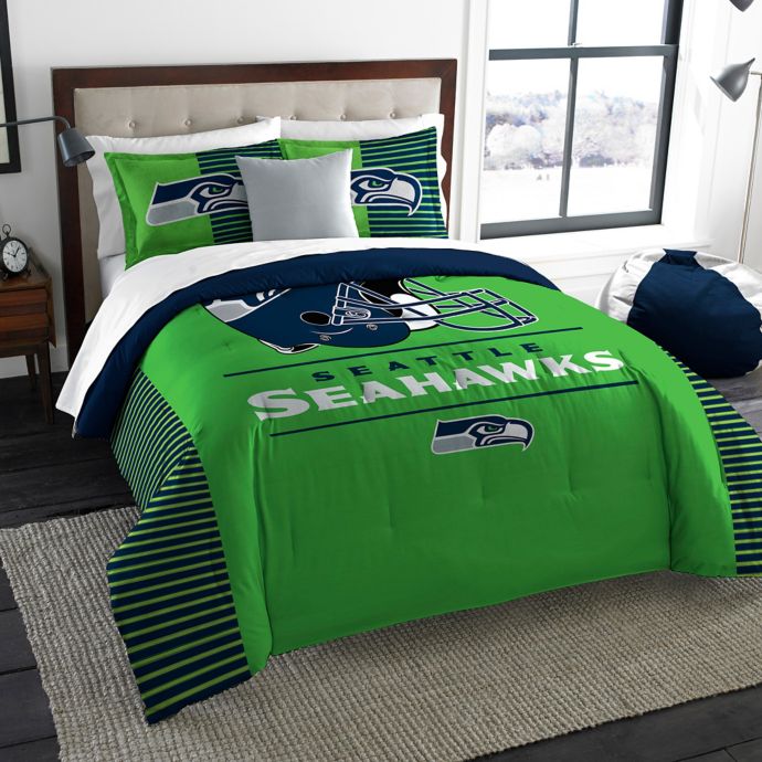 Nfl Seattle Seahawks Draft Comforter Set Bed Bath Beyond