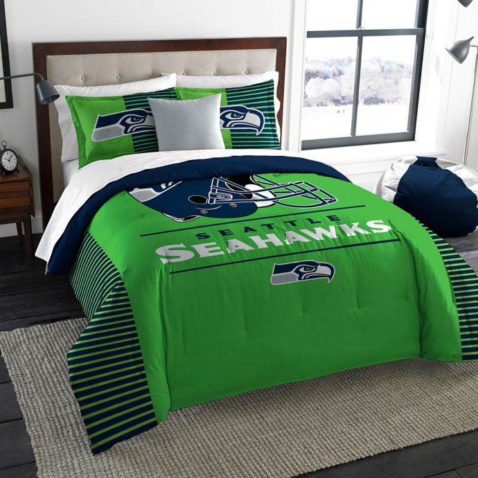 NFL Seattle Seahawks Draft Comforter Set | Bed Bath & Beyond