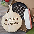 Alternate image 0 for Pizza Expressions Personalized 2-Piece Pizza Board Gift Set