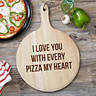 Alternate image 1 for Pizza Expressions Personalized 2-Piece Pizza Board Gift Set