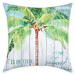 C&F Home At The Beach Square Indoor/Outdoor Pillow in Green