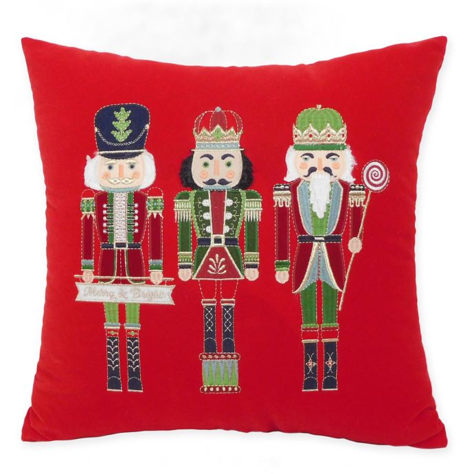 Nutcracker Square Throw Pillow Bed Bath and Beyond Canada