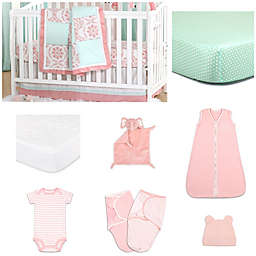 The Peanut Shell® Pretty Patch Medallion Crib Bedding Collection