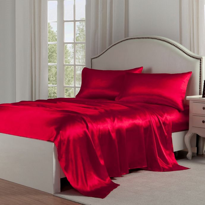 silk pillowcase bed bath beyond