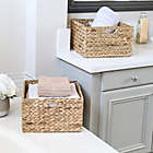Alternate image 2 for Seville Classics Woven Hyacinth 2-Pack Storage Cube Basket