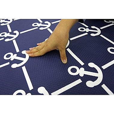 BABY CARE&trade; Reversible Anchors Playmat in Blue. View a larger version of this product image.