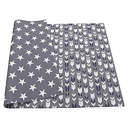 BABY CARE™ Reversible Arrows and Stars Playmat in Grey