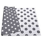 Alternate image 0 for BABY CARE&trade; Dots and Stars Reversible Baby Play Mat in Grey
