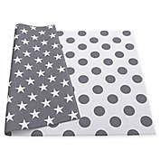BABY CARE&trade; Dots and Stars Reversible Baby Play Mat in Grey