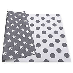 BABY CARE™ Dots and Stars Reversible Baby Play Mat in Grey
