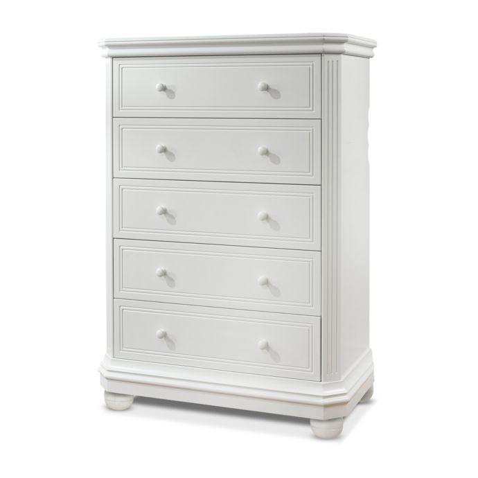 Sorelle Vista Elite 5 Drawer Chest In White Buybuy Baby