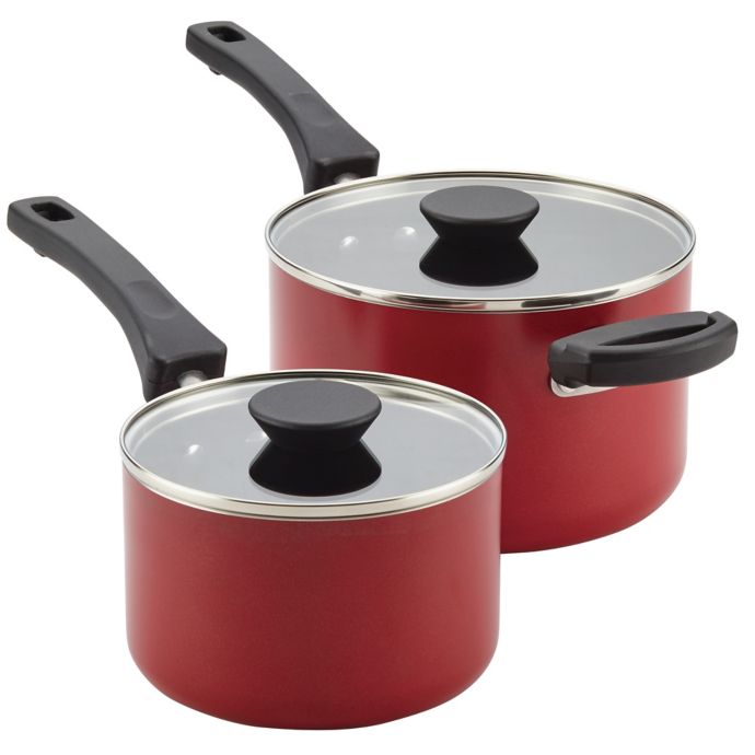 Farberware Neat Nest Nonstick Aluminum 4 Piece Covered Saucepan Set Bed Bath Beyond