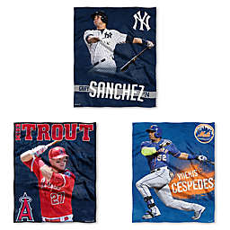 MLB Silk Touch Player Throw Blanket Collection