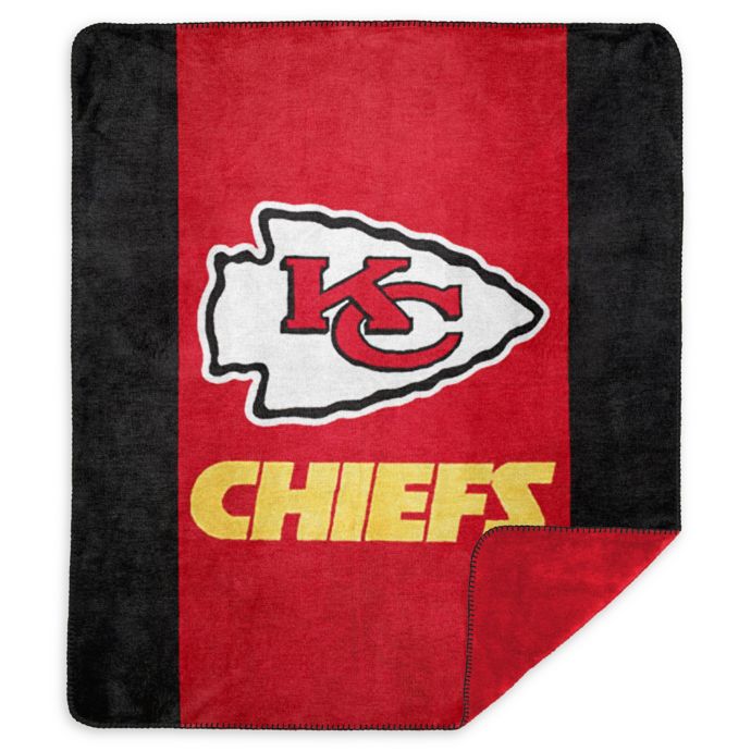 NFL Kansas City Chiefs Denali Sliver Knit Throw Blanket | Bed Bath & Beyond
