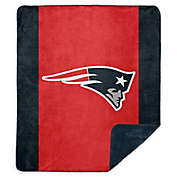 NFL New England Patriots Denali Sliver Knit Throw Blanket