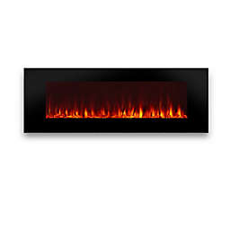 Real Flame® DiNatale 50-Inch Wall Mounted Electric Fireplace in Black