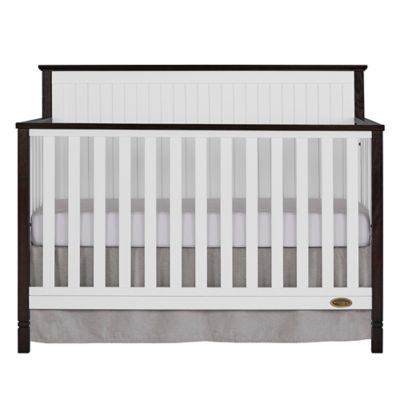 two tone baby crib