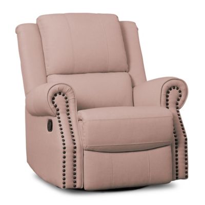 blush pink nursery chair